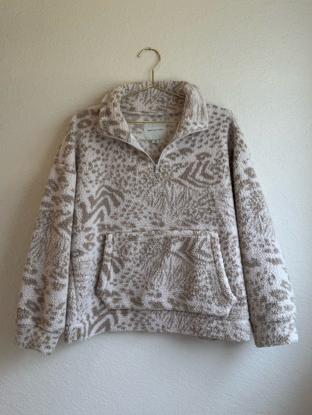 American Eagle Sherpa Quarter Zip